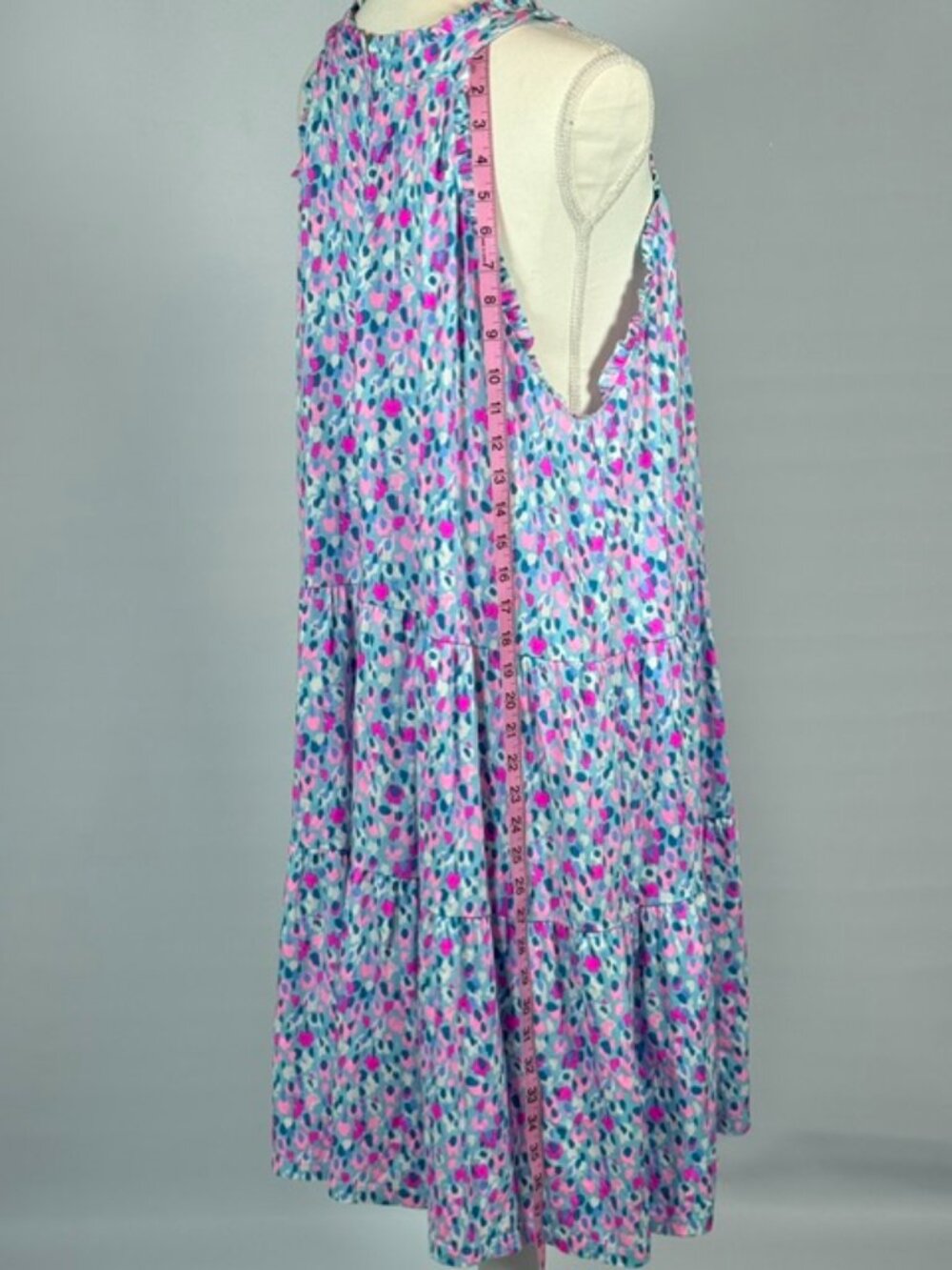 Lilly Pulitzer Jerrica Swing Dress Sleeveless Hottie Dottie Halter Size XXL - Picture 11 of 12